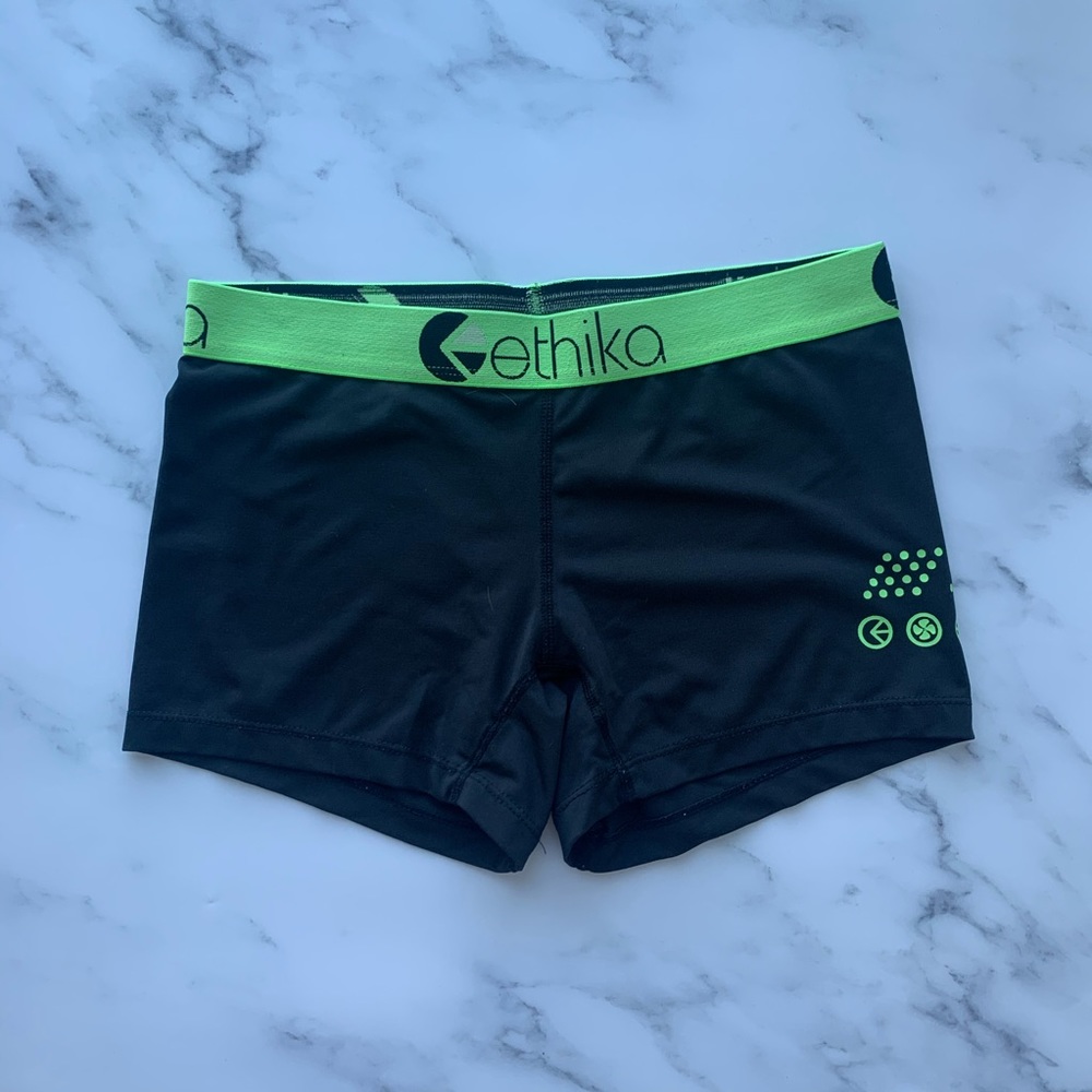 ETHIKA SubZero Neon Green Shorts